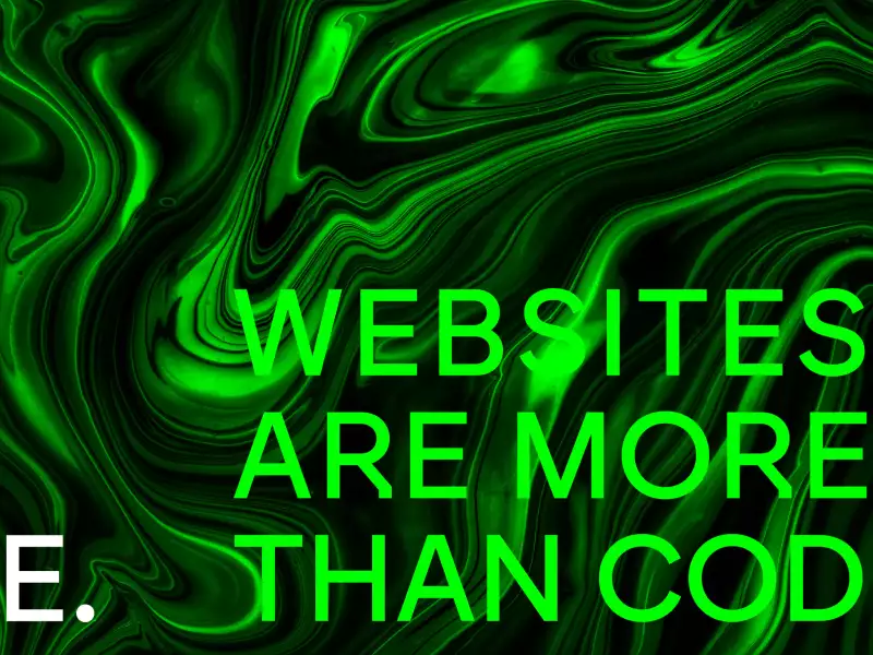 Grün-schwarze Illustration mit dem Text: 